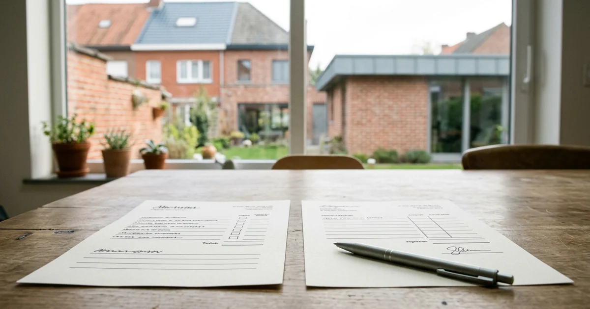 Deux devis imprimés côte à côte sur une table avec un stylo